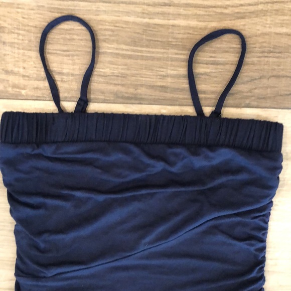 Navy Blue Tube type Top - Picture 4 of 11